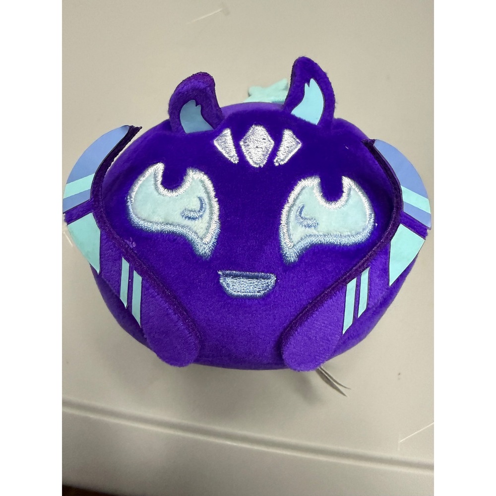 Blox Fruits Kitsune Plush Roblox Gamer Robot Purple Blue Collectible Toy